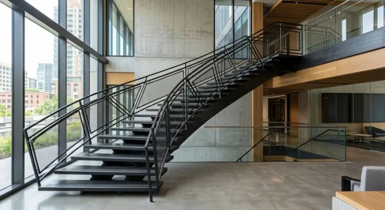 Aménager un escalier dans la Loire : bois, métal ou béton, quel budget et quel artisan ?