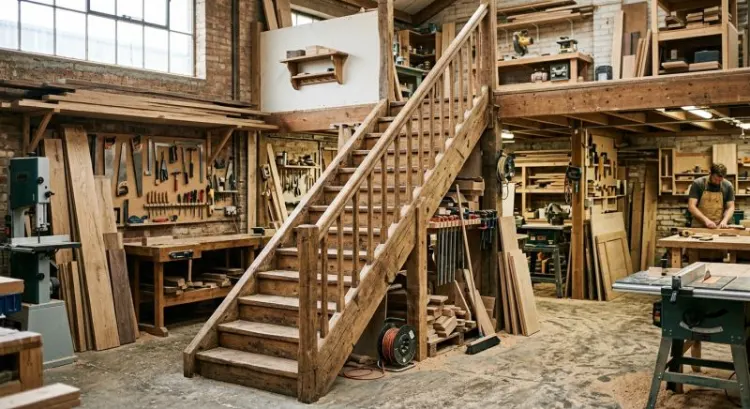 Aménager un escalier dans la Loire : bois, métal ou béton, quel budget et quel artisan ?