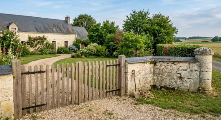 Portail, clôture et mur de séparation dans la Loire : règles de voisinage, hauteurs autorisées et budget